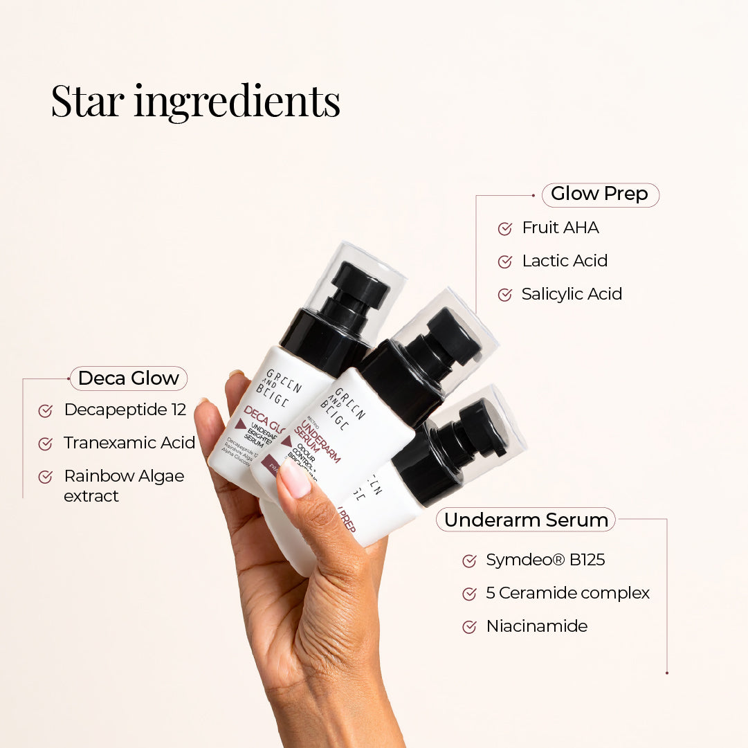 The Pits Stop - Odour Control + Brightening Duo