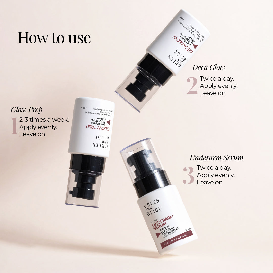The Pits Stop - Odour Control + Brightening Duo