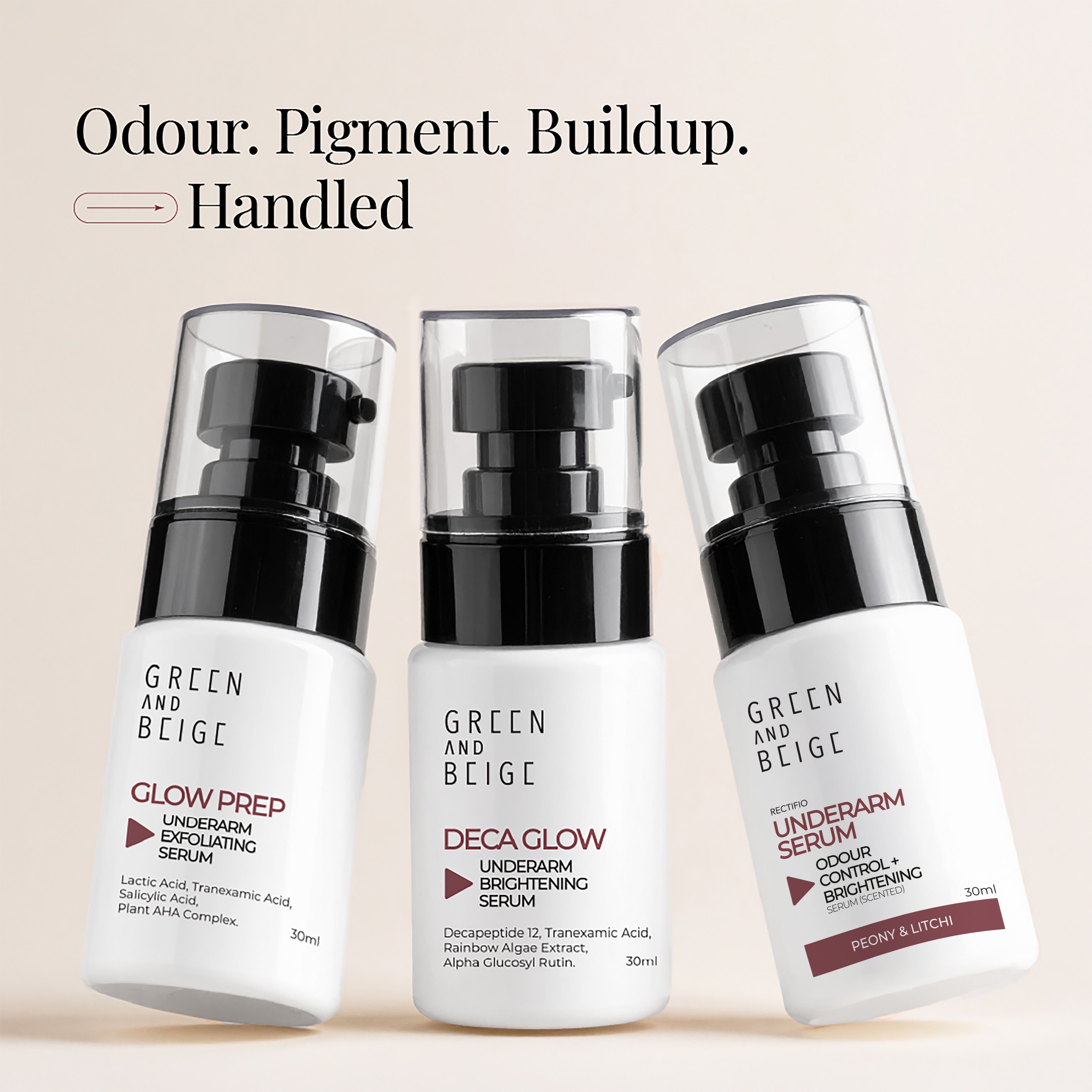 The Pits Stop - Odour Control + Brightening Duo