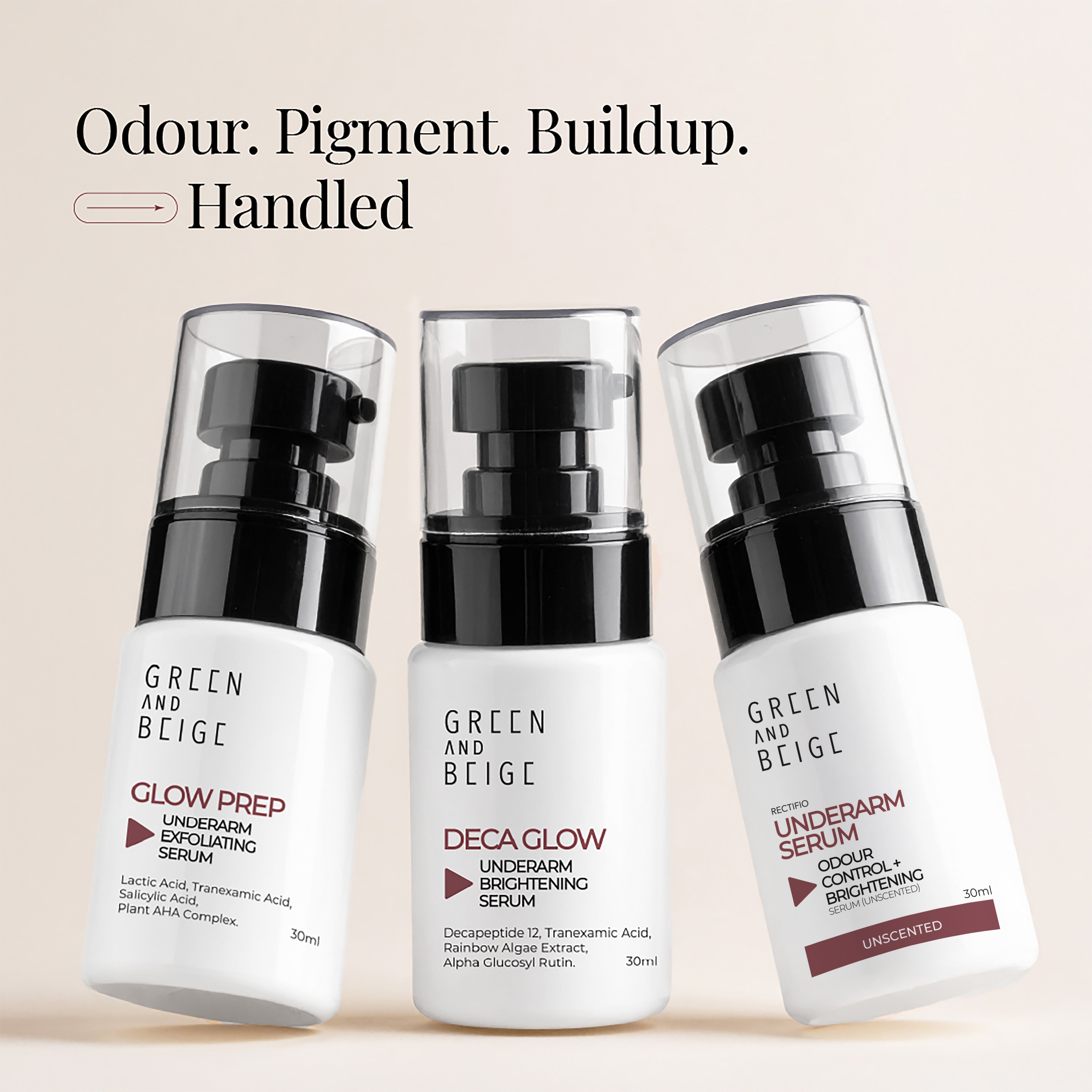 The Pits Stop - Odour Control + Brightening Duo