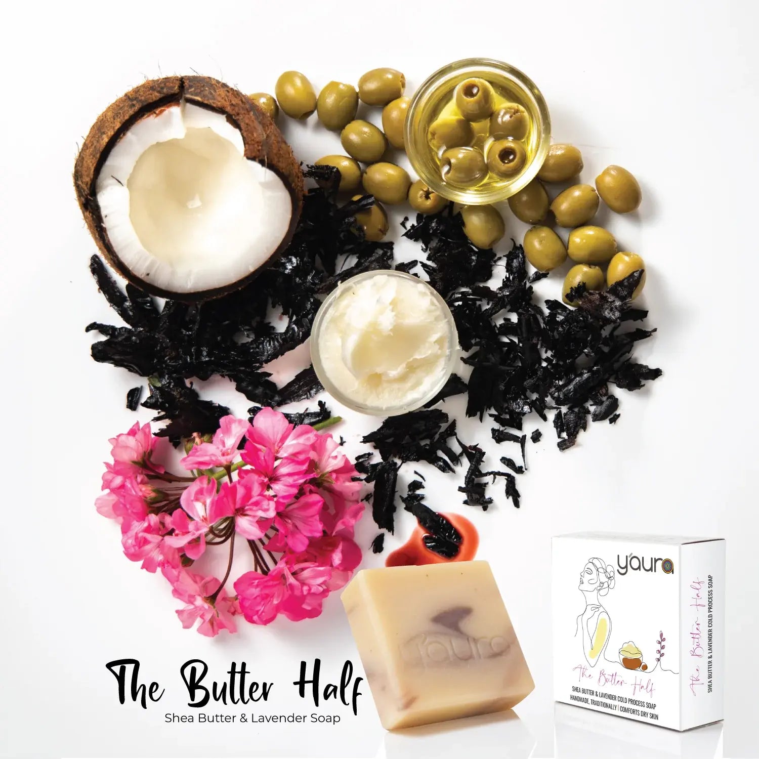 The Butter Half- Handmade Shea Butter Soap - 100g