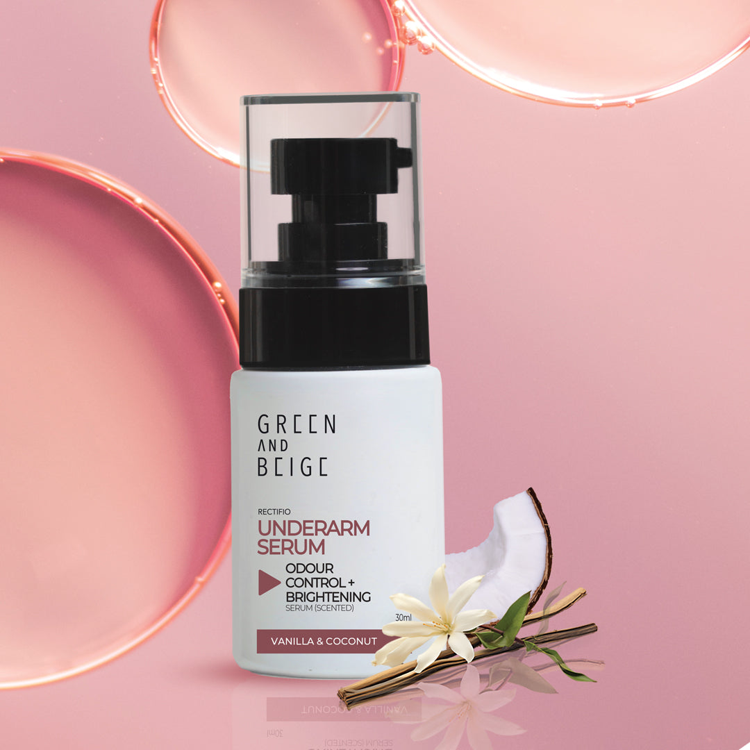 The upgraded RECTIFIO Underarm Serum Odour control + Brightening - Up to 72 Hours odour control with next gen SymDeo® and Penta Ceramide complex